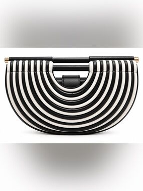Ark Bag Black & White Shoulder Bag or clutch NWT